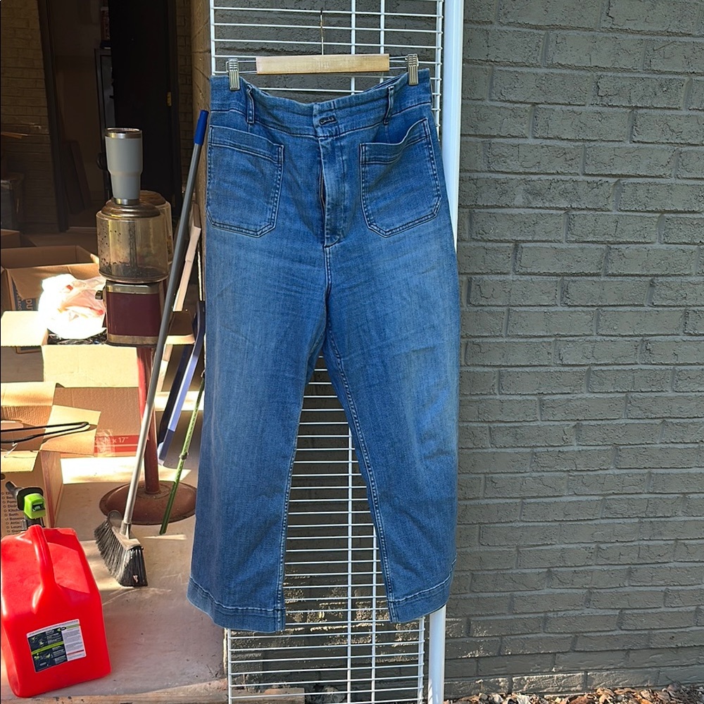 Maeve Colette mid wash jeans